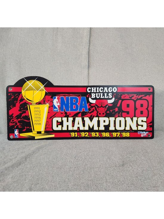 Wincraft Other - Wincraft Sports Sign NBA Chicago Bulls 6X Champions 1998 USA Basketball NEW